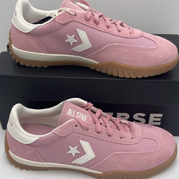 Converse Men’s RUN STAR TRAINER OX LOTUS PINK/EGRET/WHITE A13362C Sneakers - Picture 3 of 16